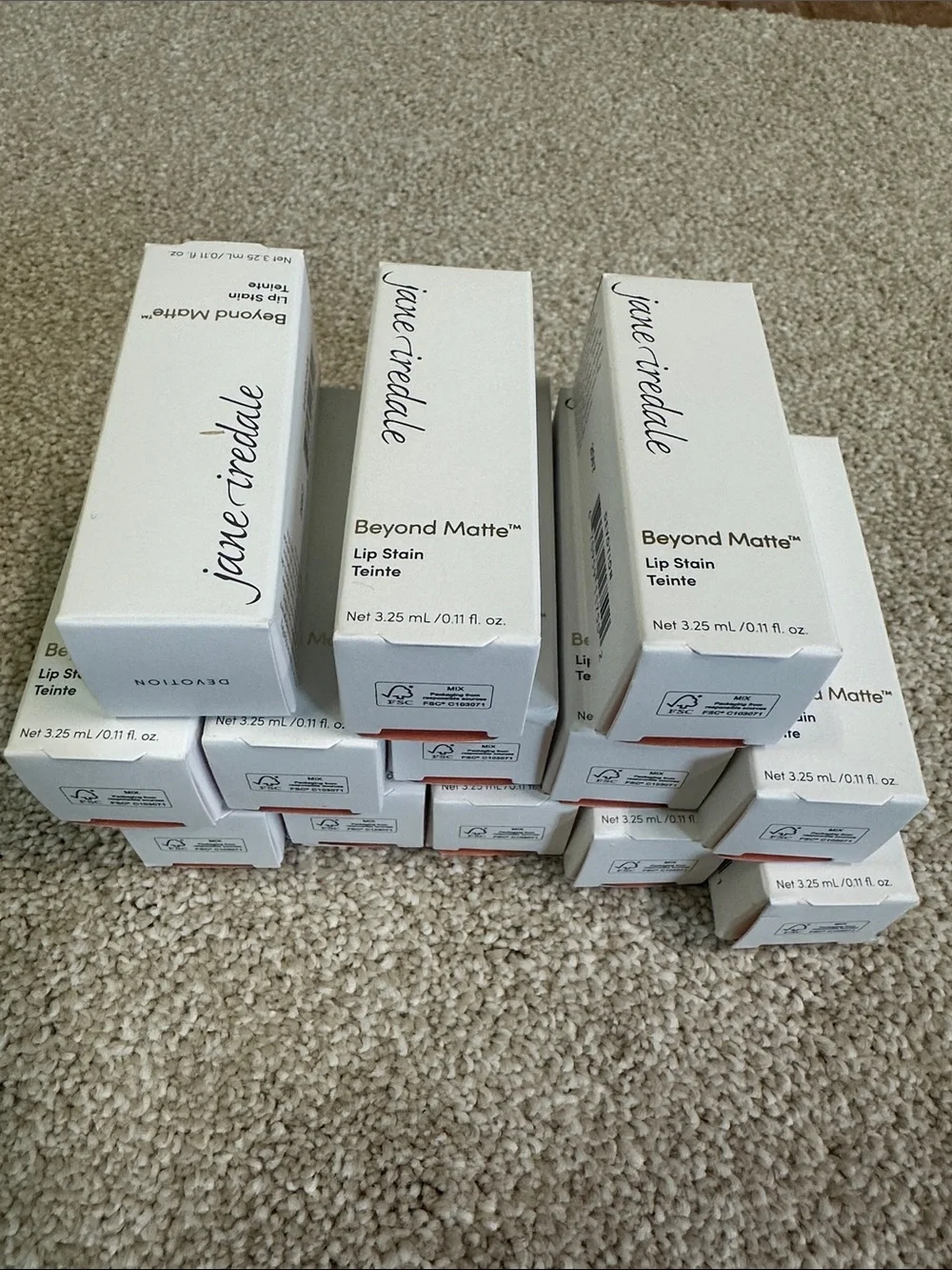 jane iredale Beyond Matte Lip Stain lot of 13 NIB